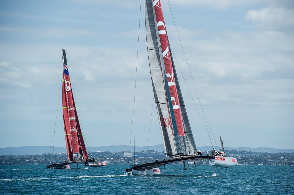 Coppa America: regate di allenamento tra Luna Rossa e Team New Zealand. VIDEO
