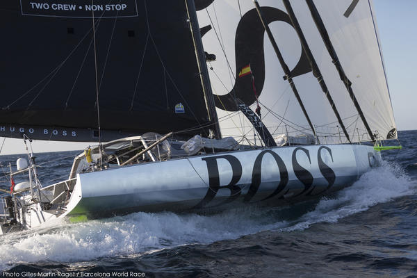 Barcelona World Race: il dislaberamento di Hugo Boss