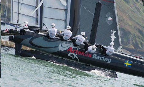 34° Coppa America: il vento leggero mescola le carte al Plymouth Match Racing Championship