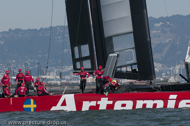 America’s Cup: prima uscita per Artemis a San Francisco