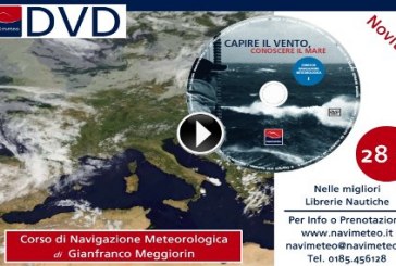 Corso di Navigazione Metereologica – novità in DVD: per gli appassionati di nautica, mare e meteo.