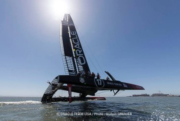 Oracle Team USA: man overboard VIDEO