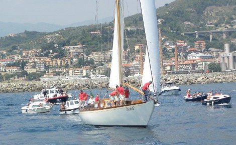Partita da Imperia la Staffetta Nautica