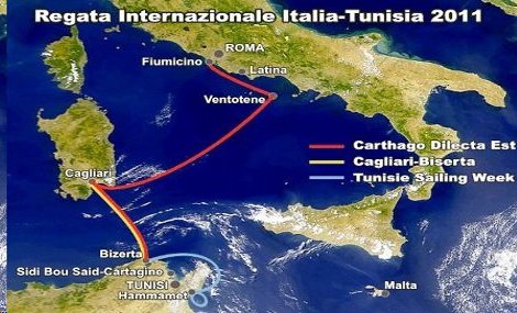 Carthago Dilecta Est –Tunisie Sailing Week 2011: temporaneamente sospese