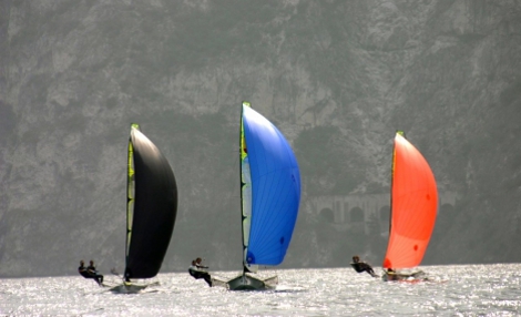 La classe olimpica 49er a Porto Pollo-Palau