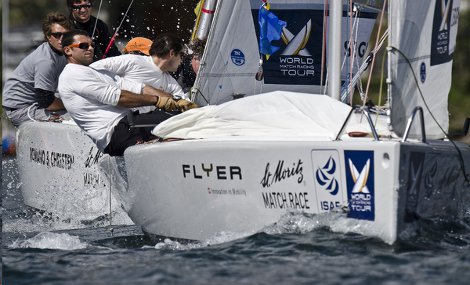 St. Moritz Match Race: è Ian Williams  l‘uomo più in forma, Bruni meglio ma non basta. Domani giornata decisiva
